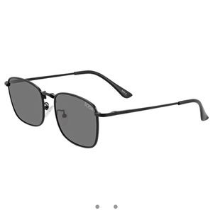 NEW Black polarized unisex metal sunglasses